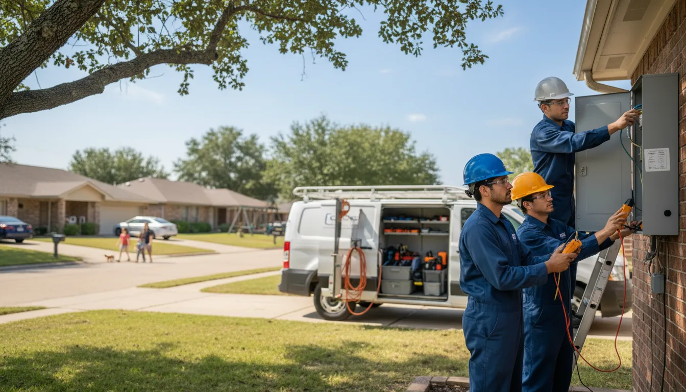 Certified electrician providing emergency electrical services in Blue Springs, MS